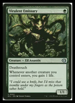 Magic: The Gathering #0202 Virulent Emissary - Image 1