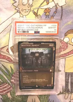 MTG Fallout Securitron Squadron Showcase PSA 10 - Image 1