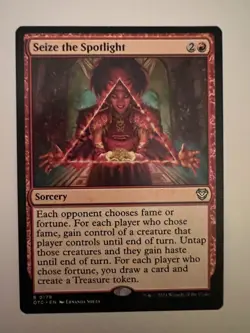 Seize the Spotlight Commander: Outlaws of Thunder Junction Regular - Image 1