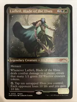 MTG Lathril, Blade of the Elves Unique & Misc. Promos 0002 Foil - Promo -nm - Image 1