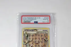 PSA 10 Alph Lithograph #FOUR Pokemon Triumphant Original Owner 2010 - Image 2