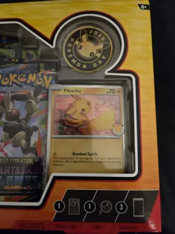 Pokemon TCG Pokemon Day 2026 Collection Box Special Edition Pikachu Promo - Image 2