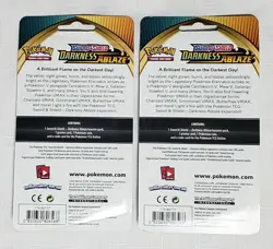 🔥 Sealed Pokemon TCG Darkness Ablaze Checklane Blister 🔥 Pikachu / Hatenna ✈ - Image 2