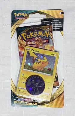 🔥 Sealed Pokemon TCG Darkness Ablaze Checklane Blister 🔥 Pikachu / Hatenna ✈ - Image 3