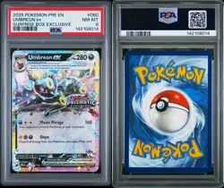 PSA 8 Umbreon ex - (Prismatic Evolutions Stamp) Promo Pokemon - Image 3