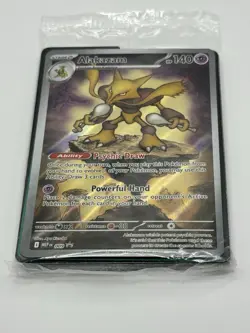 Alakazam 009 Pokemon Mega Evolutions ETB Promo Sealed Alakazam - Image 1