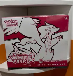 White Flare Pokemon Center Elite Trainer Box ETB | Scarlet & Violet | SEALED - Image 1