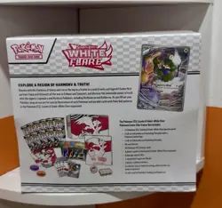 White Flare Pokemon Center Elite Trainer Box ETB | Scarlet & Violet | SEALED - Image 2