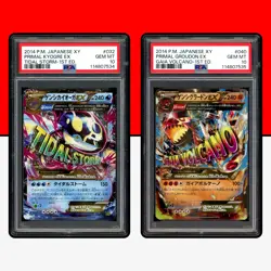 Pokemon PSA 10 Primal Kyogre Groudon EX Gaia Volcano Tidal Storm XY 032 040 070 - Image 1