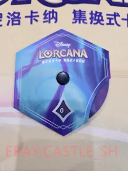 Disney Lorcana Chinese Ursula's Return Promo Lore Counter Dial Lore Tracker - Image 1