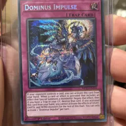 Yu-Gi-Oh! TCG Dominus Impulse Trap Card Konami Holo Card Stock Standard - Image 1
