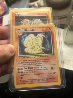 Pokemon TCG Base Set Vulpix & Ninetales Cards 1999 Vintage Lot - Image 3