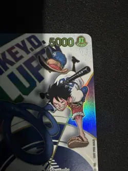 One Piece Monkey D. Luffy Dodgers Exclusive Card La Promo, OP-02, EB02-010 LP - Image 3