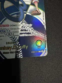 One Piece Monkey D. Luffy Dodgers Exclusive Card La Promo, OP-02, EB02-010 LP - Image 4