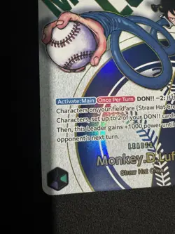 One Piece Monkey D. Luffy Dodgers Exclusive Card La Promo, OP-02, EB02-010 LP - Image 5