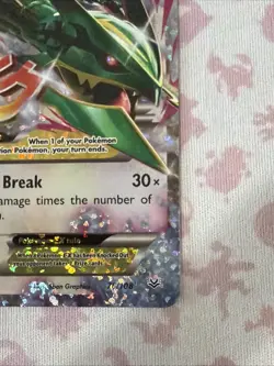 Pokemon M Rayquaza EX Celebrations Classic Collection Holo Ultra Card 76/108 NM - Image 4