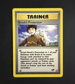 Brock's Protection 101/132 Gym Challenge Rare Pokemon Card - Image 1
