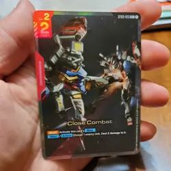 Close Combat - ST03- 013- C+ Alt Art - Gundam TCG Card Game Clan Unity - Image 1