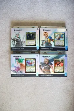 Magic The Gathering Final Fantasy Collector’s Edition Commander Deck Bundle of 4 - Image 1