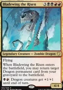 1 x Bladewing the Risen - Commander 2017 - Moderate Play - MTG - Image 1