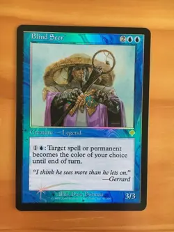 MTG Magic Foil Blind Seer EX/LP Invasion - Image 1