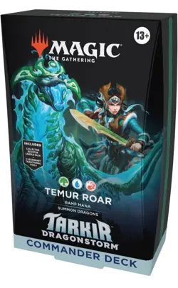 MTG Tarkir Dragonstorm Commander Deck – Temur Roar (GUR) Sealed - Image 1