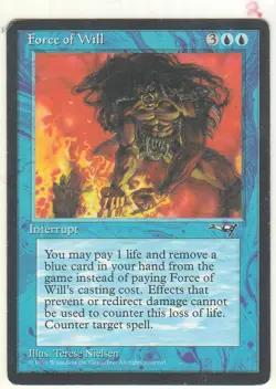 Force of Will - Alliances - Lightly Played (Actual Scans) - Image 3