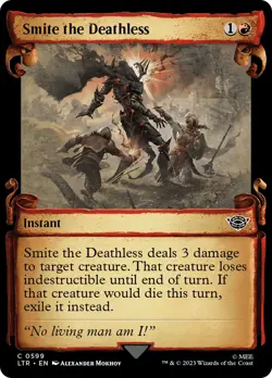 Smite the Deathless (LTR-599) - common: (Showcase) - Foil Near Mint - Image 1