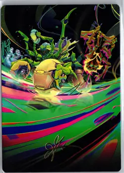 Art Series: Aetherdrift #48 Thundering Broodwagon Art Card Gold Fascimille - Image 1