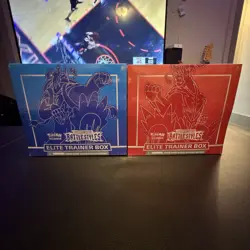 Pokemon Sword & Shield Battle Styles LOT OF 2 ETB Sealed Red & Blue - Image 1