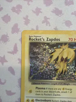 Rocket's Zapdos 15/132 Holo Rare Pokemon Celebrations 25th Anniversary NM - Image 3