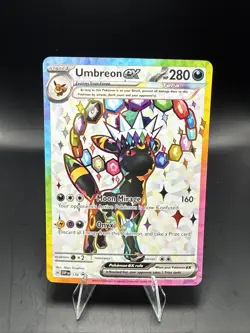 Pokemon Prismatic Evolutions Umbreon ex 176 SVP176 Figure Collection Promo NM - Image 1