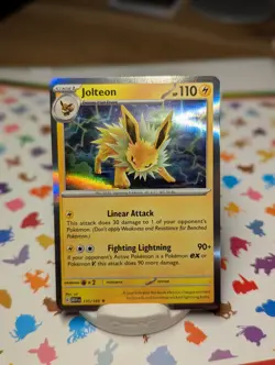 Pokemon Card Jolteon 135/165 Reverse Holo Scarlet & Violet 151 English - Image 1