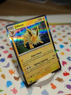 Pokemon Card Jolteon 135/165 Reverse Holo Scarlet & Violet 151 English - Image 3