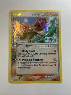 Pokemon TCG Kingler (Delta Species) 22/100 Crystal Guardians Reverse Holo - Image 1