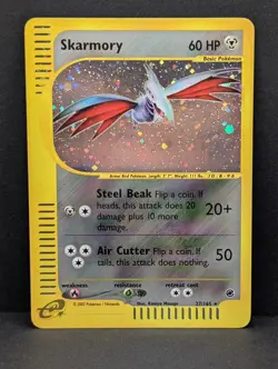 Skarmory 027/165 Expedition Base Set Holo Rare Pokemon TCG Nintendo LP - Image 1