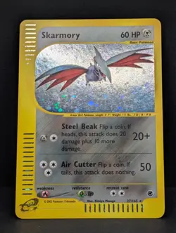 Skarmory 027/165 Expedition Base Set Holo Rare Pokemon TCG Nintendo LP - Image 3