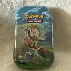 Pokemon TCG: Sinnoh Stars Mini Tin – Chimchar & Pachirisu – Factory Sealed - Image 1