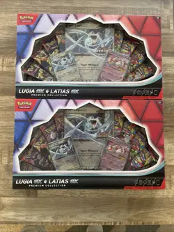 2 lots Pokemon TCG: Lugia ex & Latias ex Premium Collection Box FACTORY SEALED - Image 1