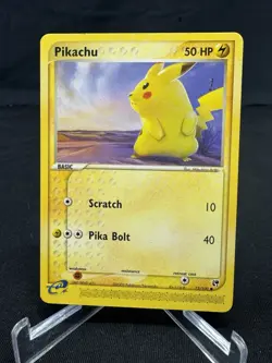Pokemon TCG Pikachu 72/100 EX Sandstorm Regular Common LP - Image 1