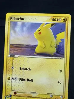 Pokemon TCG Pikachu 72/100 EX Sandstorm Regular Common LP - Image 2