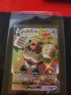 Rillaboom VMAX SV106/SV122 Full Art Shiny Pokemon Shining Fates NM - Image 1