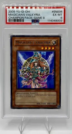 2009 Yu-Gi-Oh! Magician’s Valkyria EN006 Champion Pack Game 8 PSA 6 EX-MT - Image 1