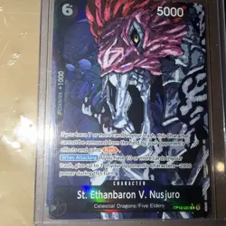 St. Ethanbaron V. Nusjuro OP13-080 (Alternate Art) One Piece Carrying On His Wil - Image 1