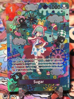 SUGAR - One Piece TCG OP10-065 - SP Special Rare R - The Azure Sea's Seven - Image 1