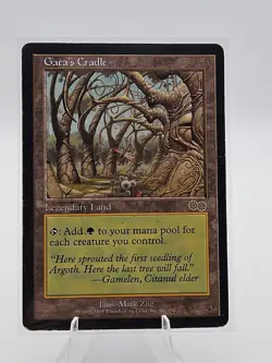 Gaea's Cradle Urza's Saga Regular. Rare Card. See photos for condition. - Image 1