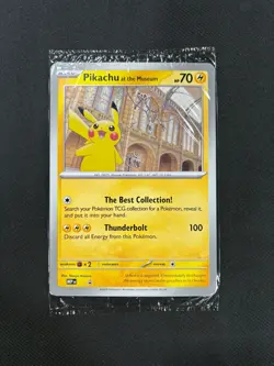 IN HAND Pikachu At The Museum Jumbo Pokemon Card - Image 1