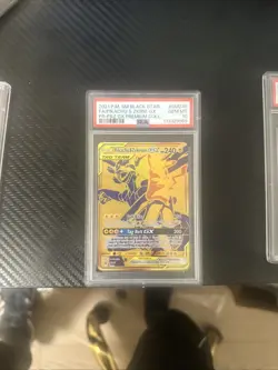 Pikachu & Zekrom GX SM248 Holo PSA 10 English Black Star Promo Card - Image 1