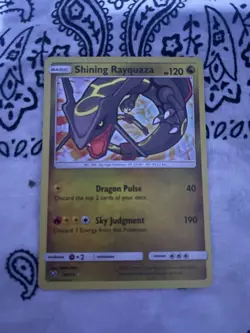Pokemon TCG Shining Rayquaza Card Legends 56/73 LP - Image 2