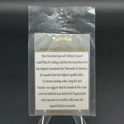 Pokemon #150 MEWTWO Certificate of Authenticity for Gold Card 1999 Sealed. - Image 2